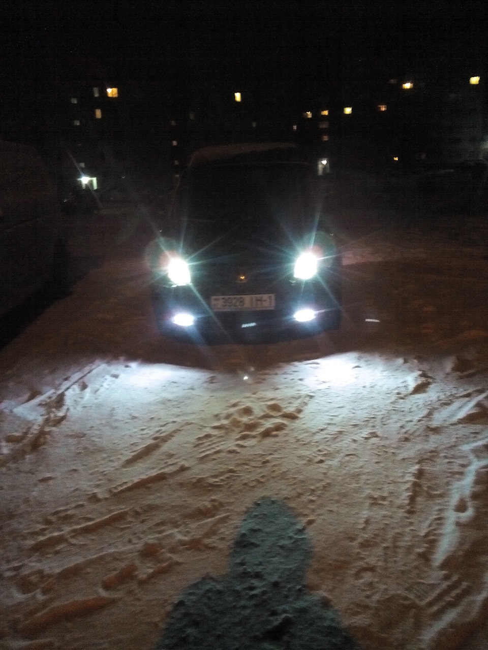 Китайская подсветка номера, ДХО и габариты. — Volkswagen Caddy (3G), 1 ...