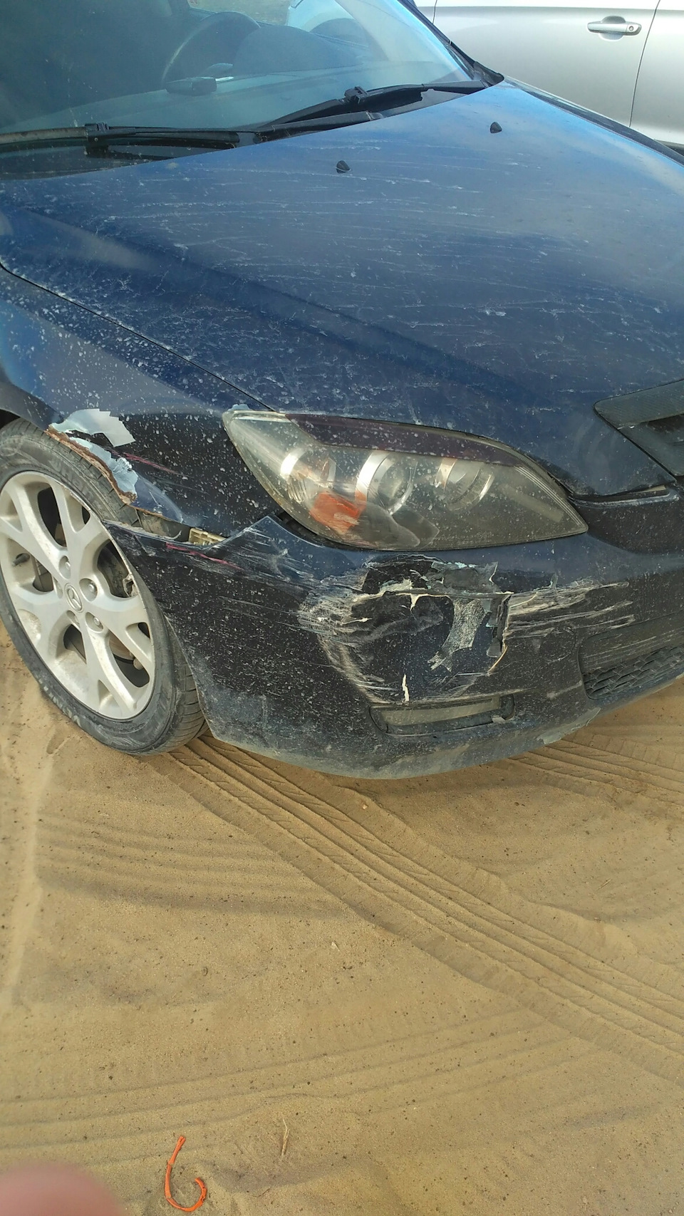 Неприятно. Ищу бампер! — Mazda 3 (1G) BK, 2 л, 2008 года | ДТП | DRIVE2