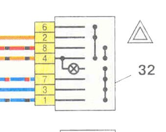 Схема подключения аварийки на ваз 2101