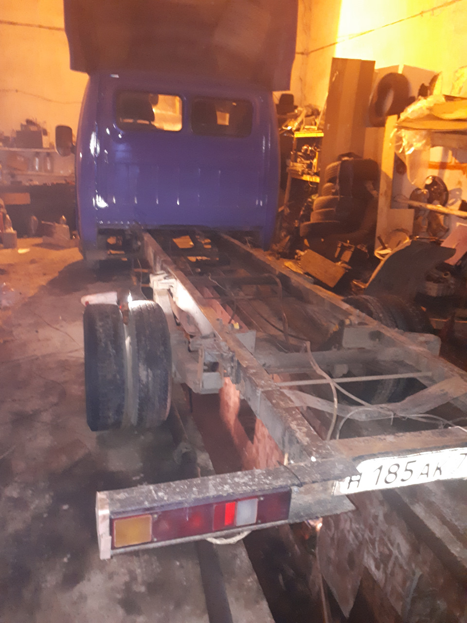 Удлинение с кузова 4 метра под кузов 5.2 — ГАЗ Газель, 2,5 л, 2007 года ...