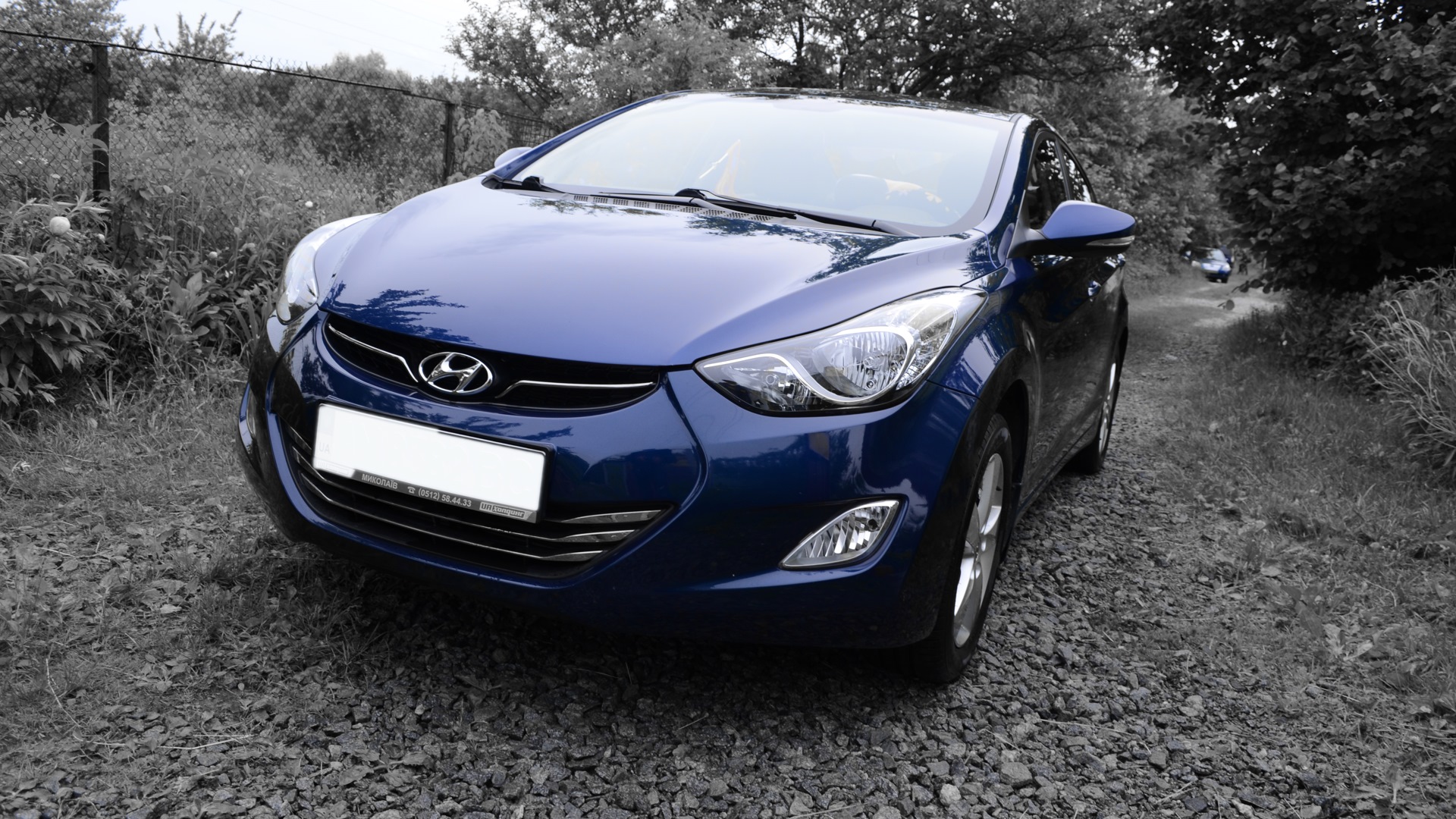 Hyundai Elantra (5G) 1.8 бензиновый 2012 | Младшая синяя красавица) на  DRIVE2