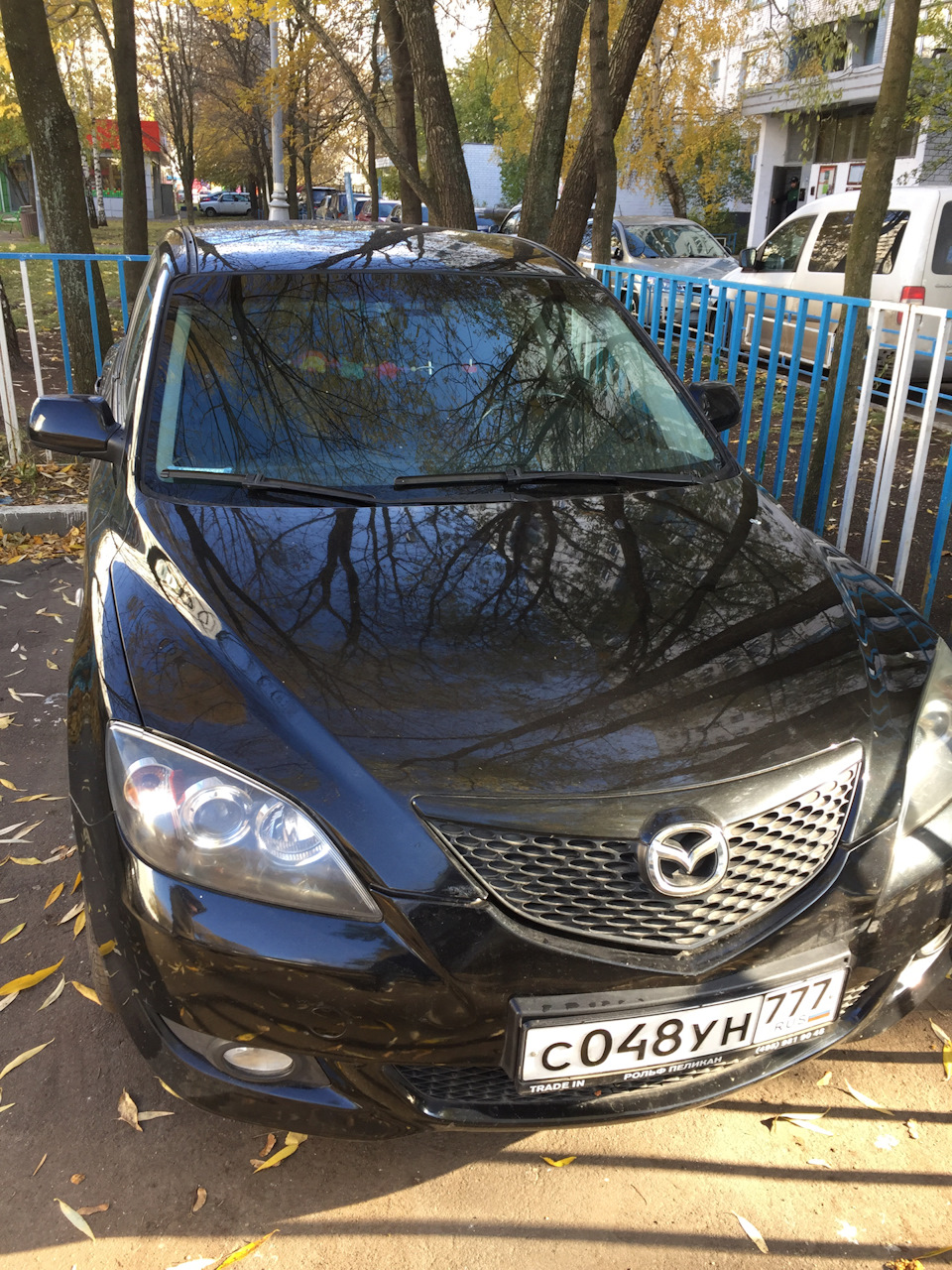 Замена лобового стекла — Mazda 3 (1G) BK, 1,6 л, 2005 года | расходники ...