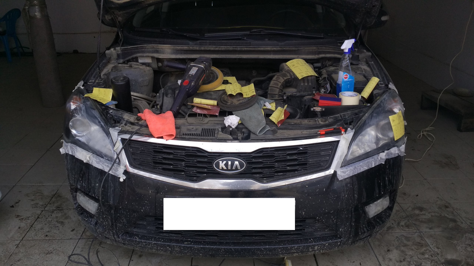 Полировка фар Kia ceed — DRIVE2