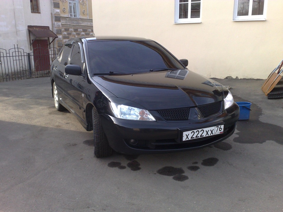 mitsubishi lancer черный