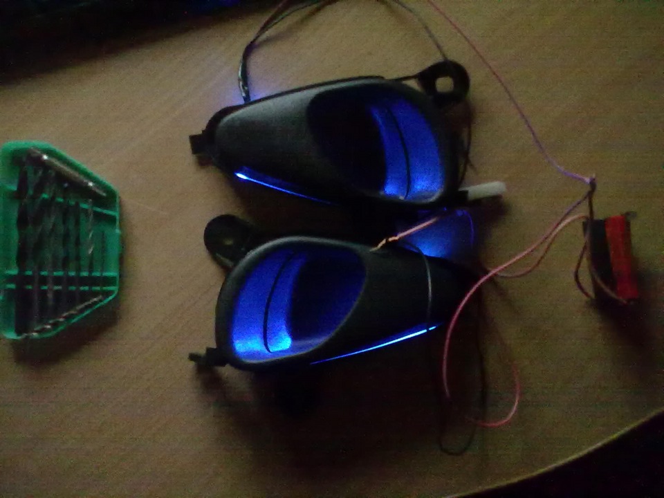 Подсветка ручек салона от Шеви. — Lada 21073, 2,1 л, 2008 года | тюнинг ...