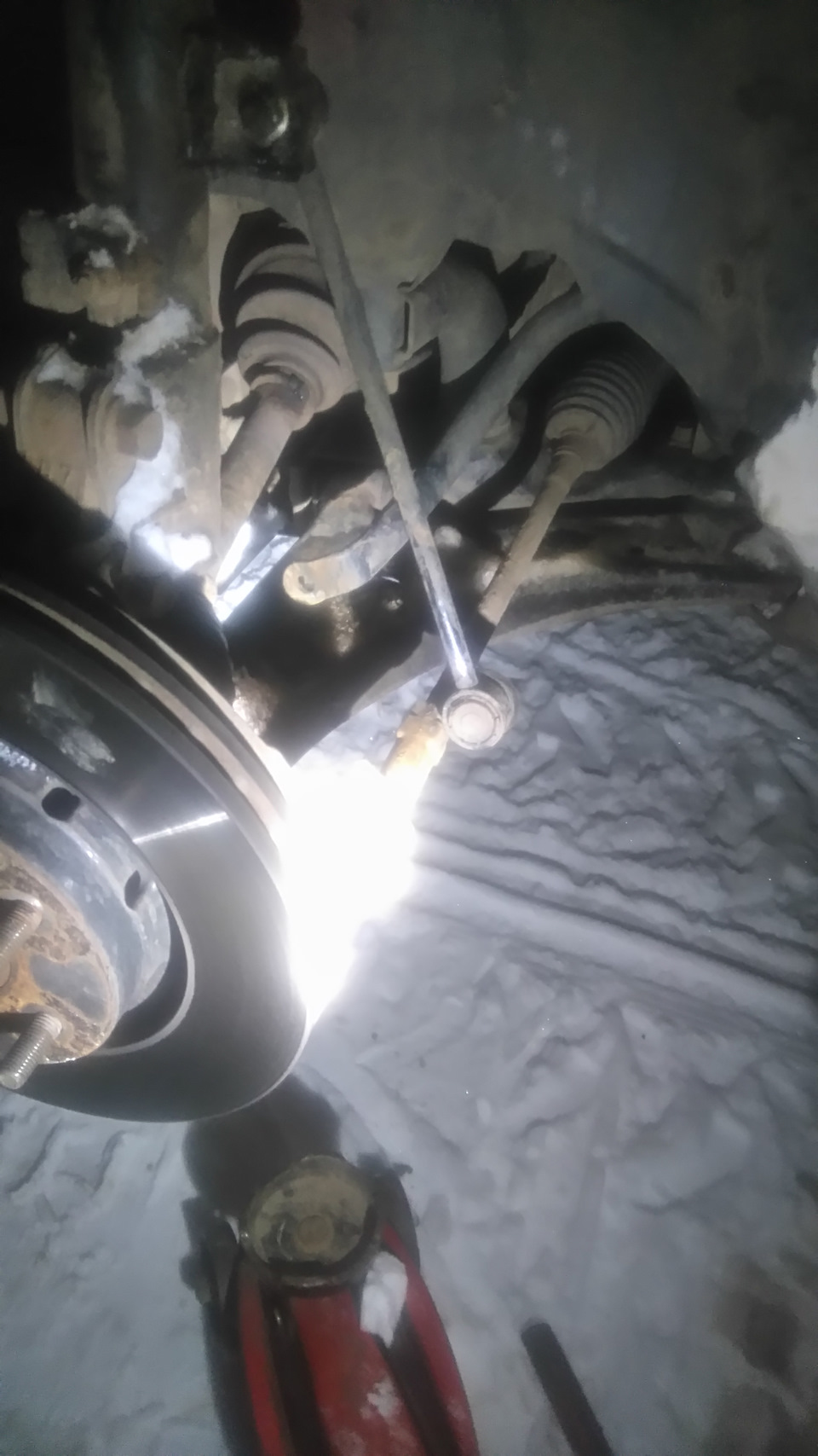 Открутилась стойка стабилизатора. — Mitsubishi Outlander XL, 3 л, 2007 ...