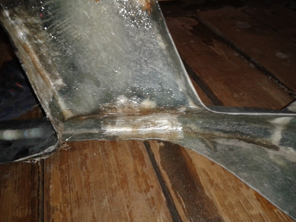 Ремонт бампера стекловолокном — Hyundai Accent (2G), 1,5 л, 2007 года ...