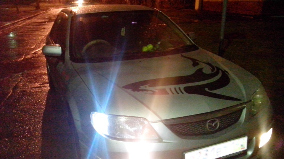 Mazda Familia шустрая на палке