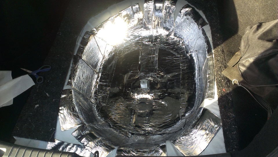 Шумка своими руками багажник и капот машины — Lada Гранта, 1,6 л, 2013 ...