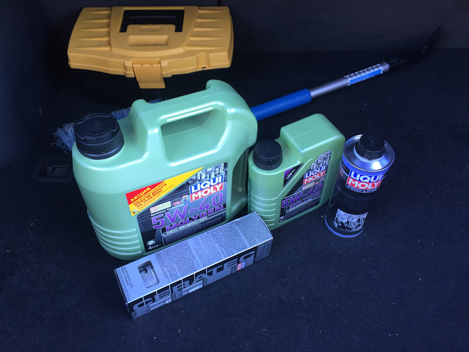 LIQUI MOLY Molygen New Generation 5W-40 + Промывка двигателя Профи Pro ...