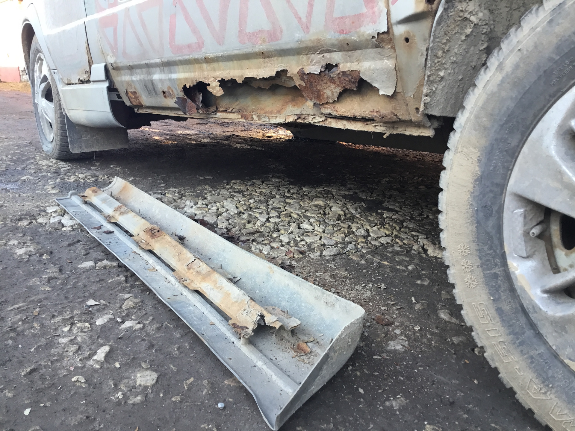 Коррозия кузова 2217 — ГАЗ Соболь, 2,3 л., 2004 года | кузовной ремонт ...