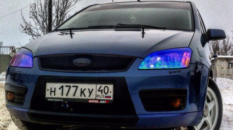 про дрифт на переднем приводе)))не тролить ок?)))) — Ford C-Max I, 1,8 ...