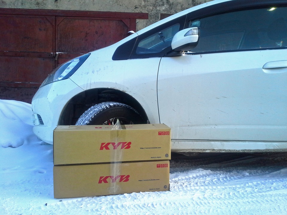 подбор стоек honda fit aria
