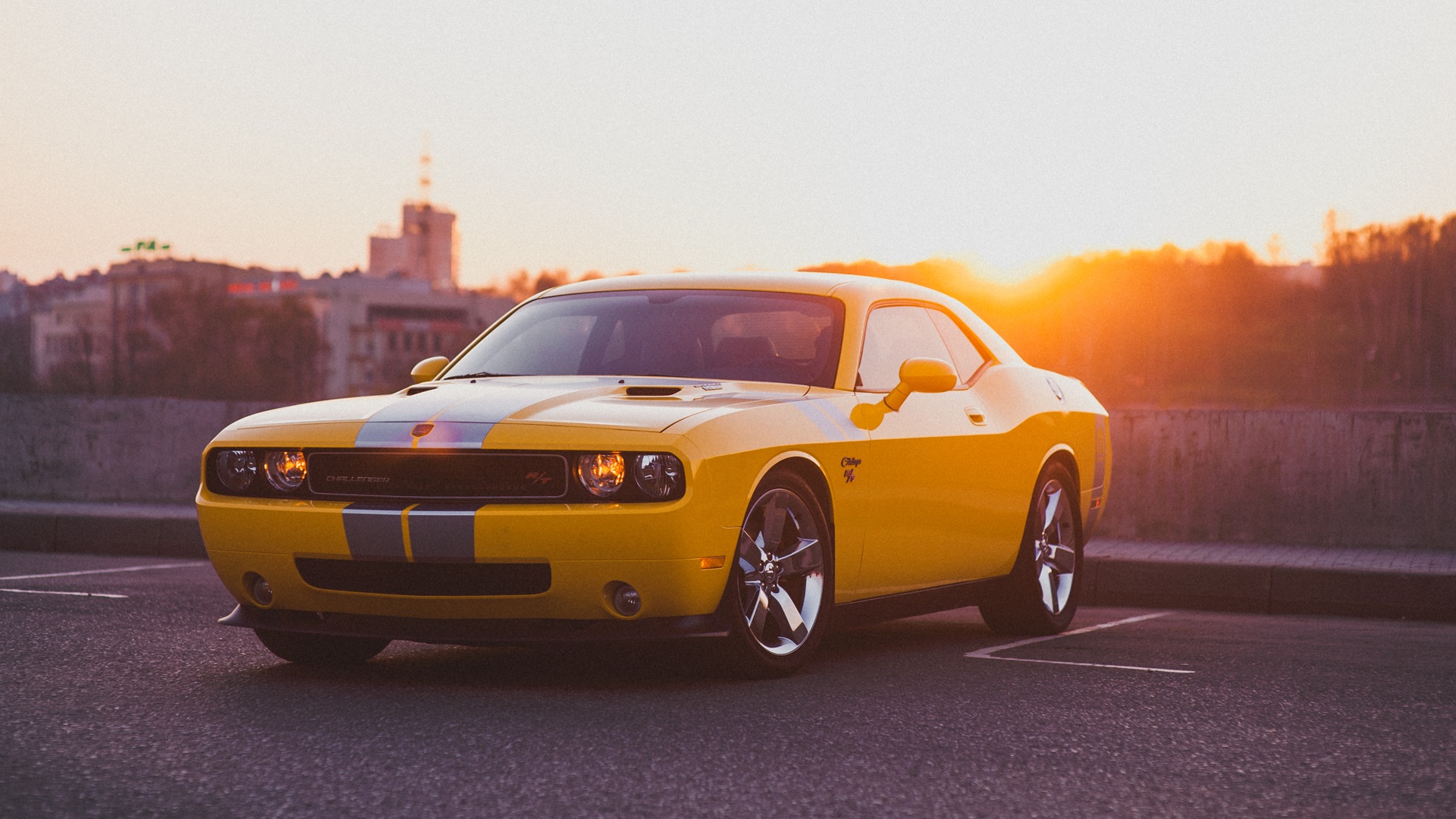 Восход авто. Dodge Challenger Москва. Додж Челленджер желтый с черными полосами. Додж Челленджер черный с желтыми полосками. Автомобиль Восход.