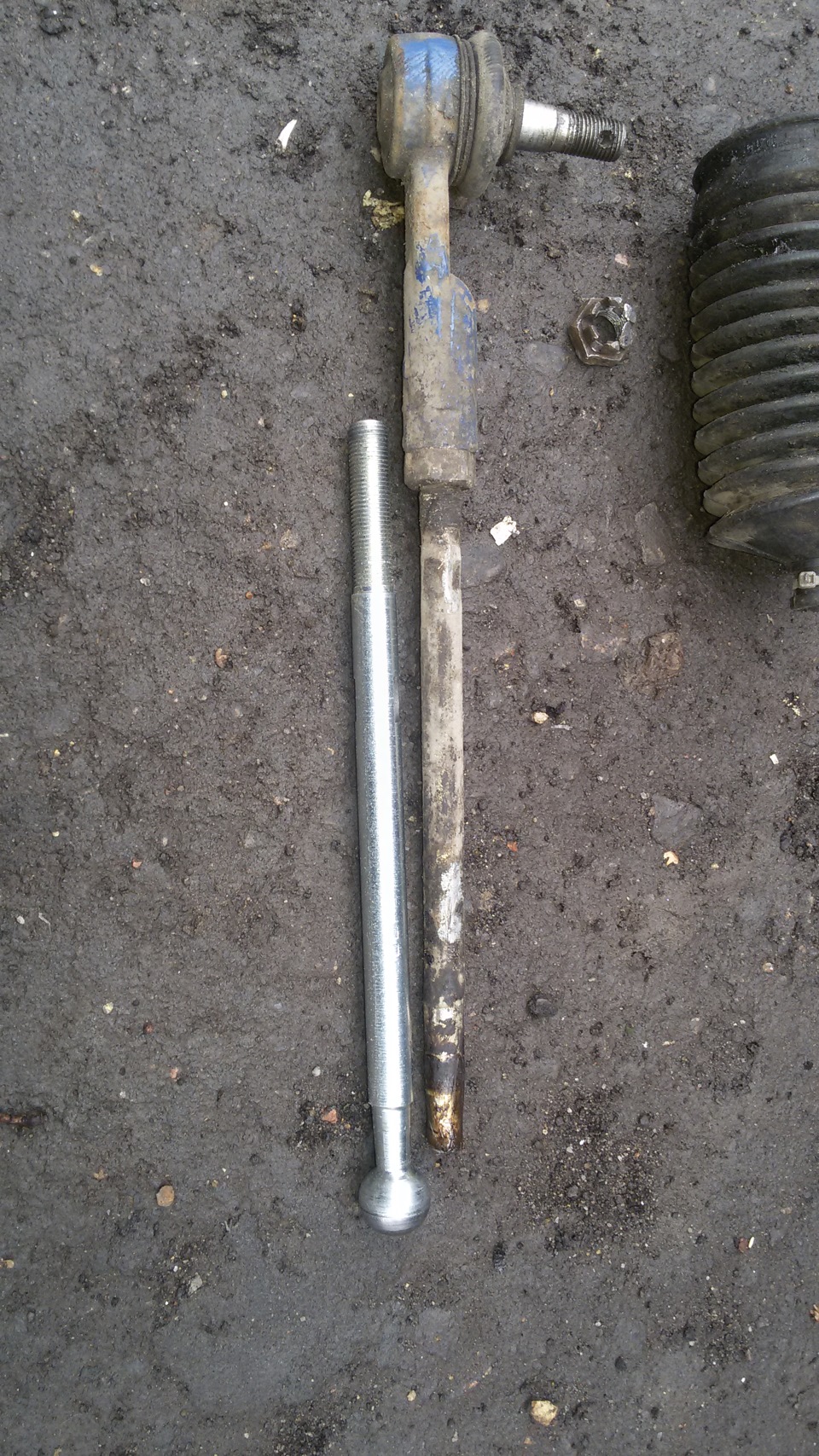 Лопнула рулевая тяга на ходу. — Lada 11113 Ока, 0,7 л, 2003 года ...