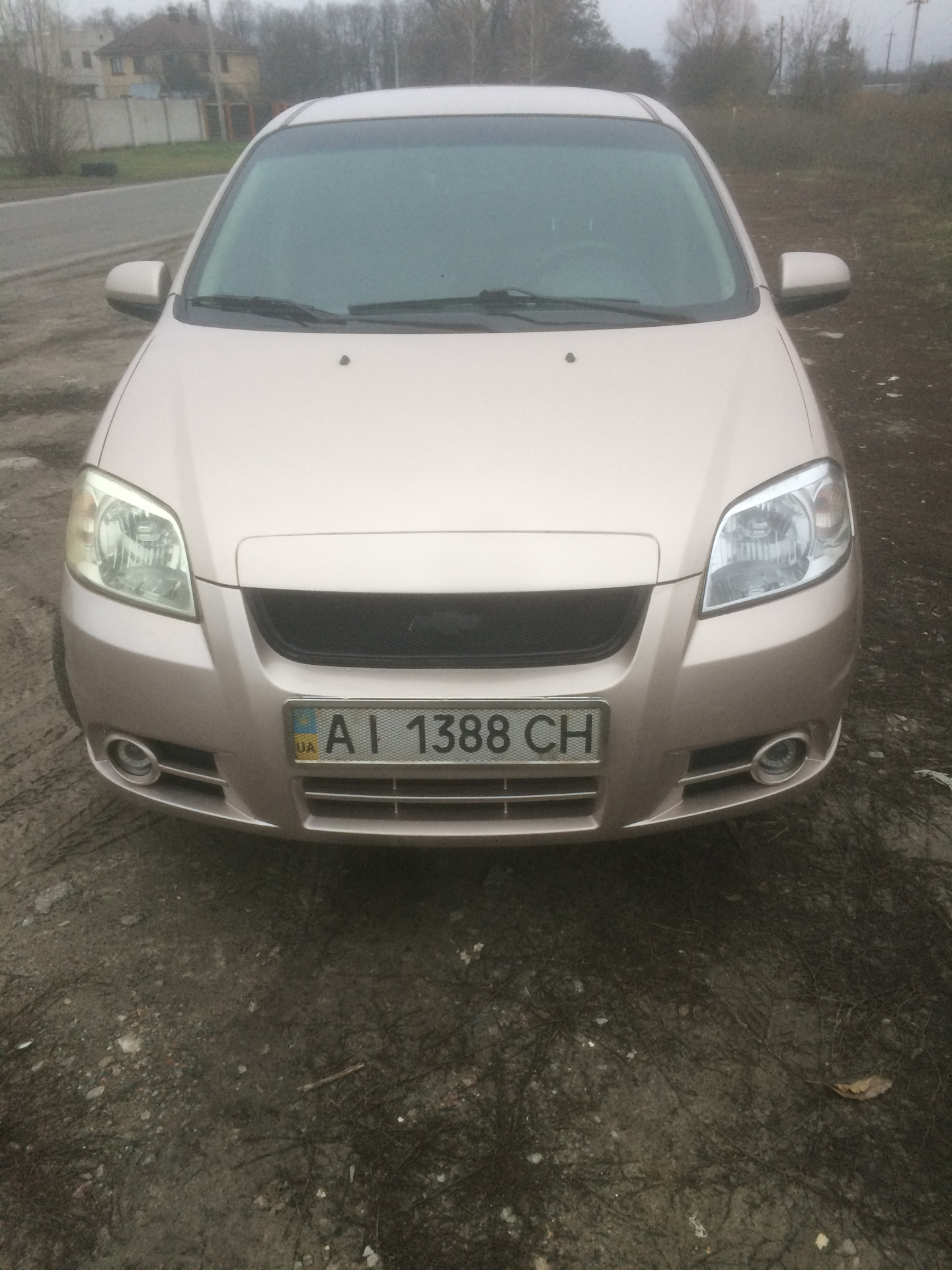 Замена лобового стекла — Chevrolet Aveo Sedan (1G), 1,6 л, 2008 года ...