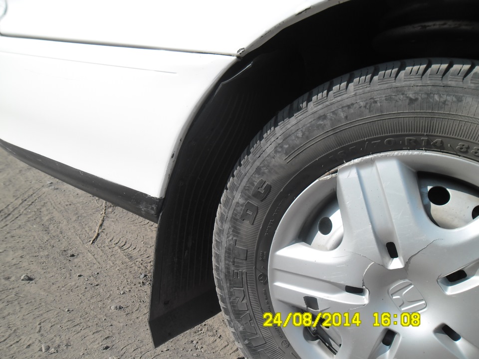 Самодельные брызговики — Toyota Vista (30), 1,8 л, 1991 года | прикол ...