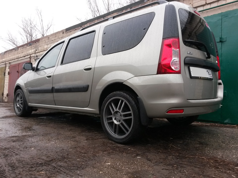 Ну наконец то ЛЕТНИЕ КОЛЁСА ! — Lada Ларгус, 1,6 л, 2014 года ...