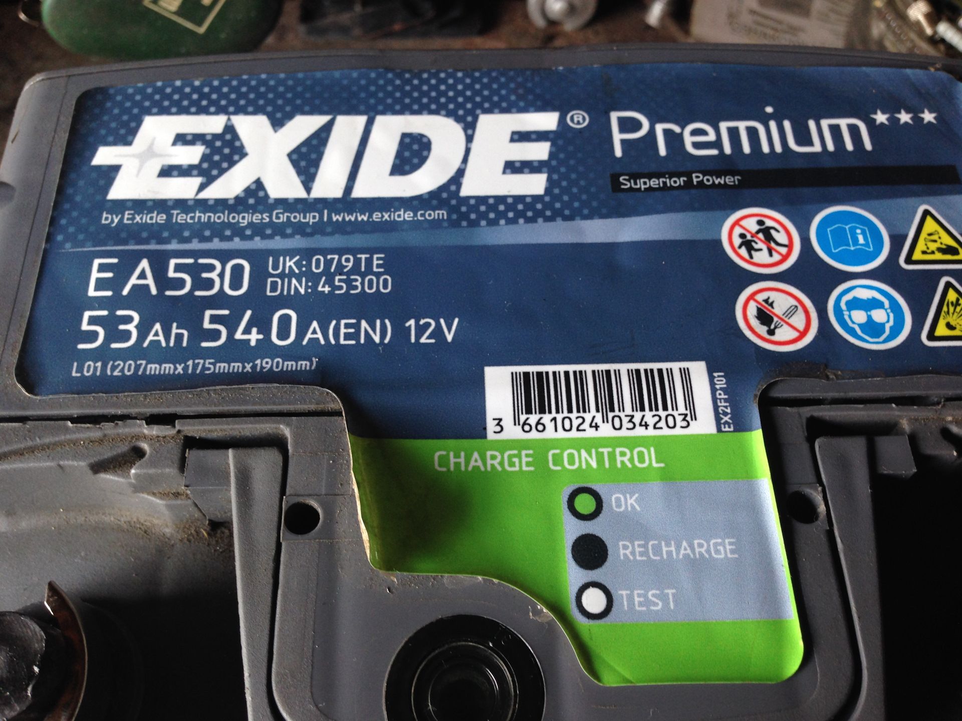 Начал умирать аккумулятор. — Honda CR-V (RE), 2 л, 2007 года ...