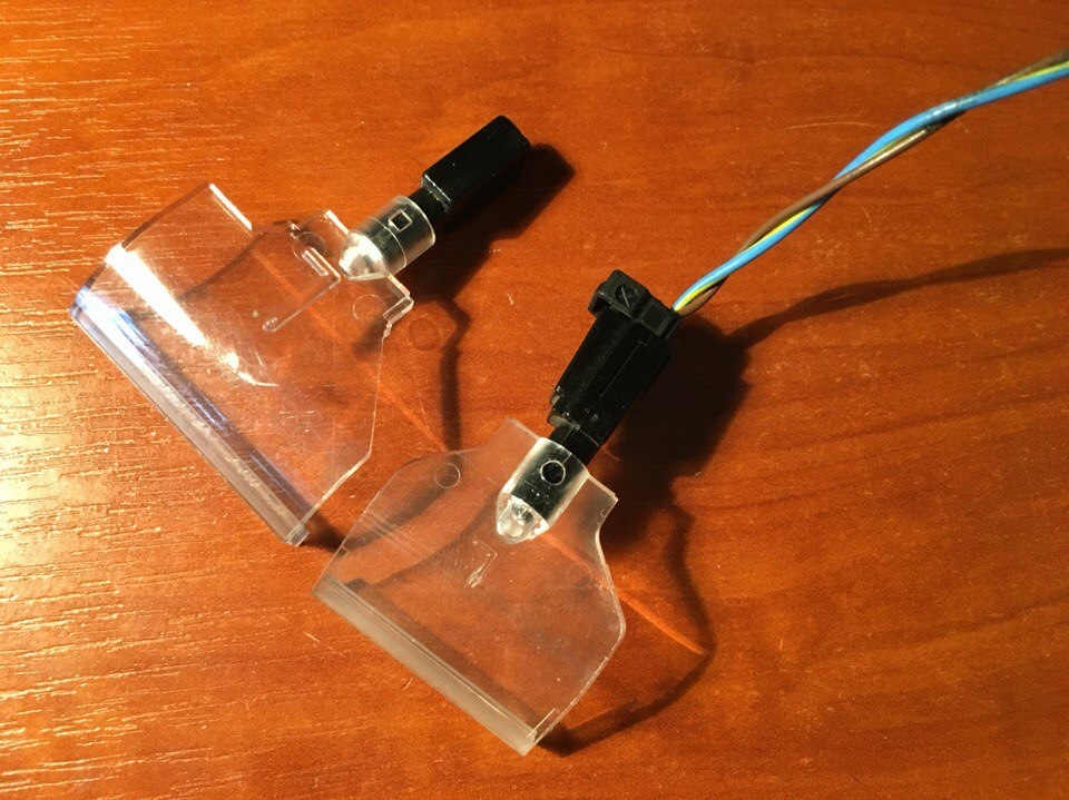 Подсветка ручек дверей VAG. — Audi A6 (C4), 2,8 л, 1995 года | стайлинг ...