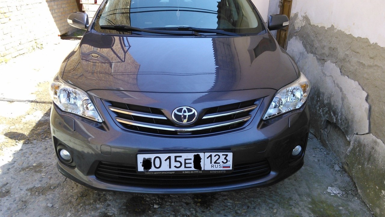 Toyota Corolla (140/150) 1.6 бензиновый 2012 | пепельный металик на DRIVE2