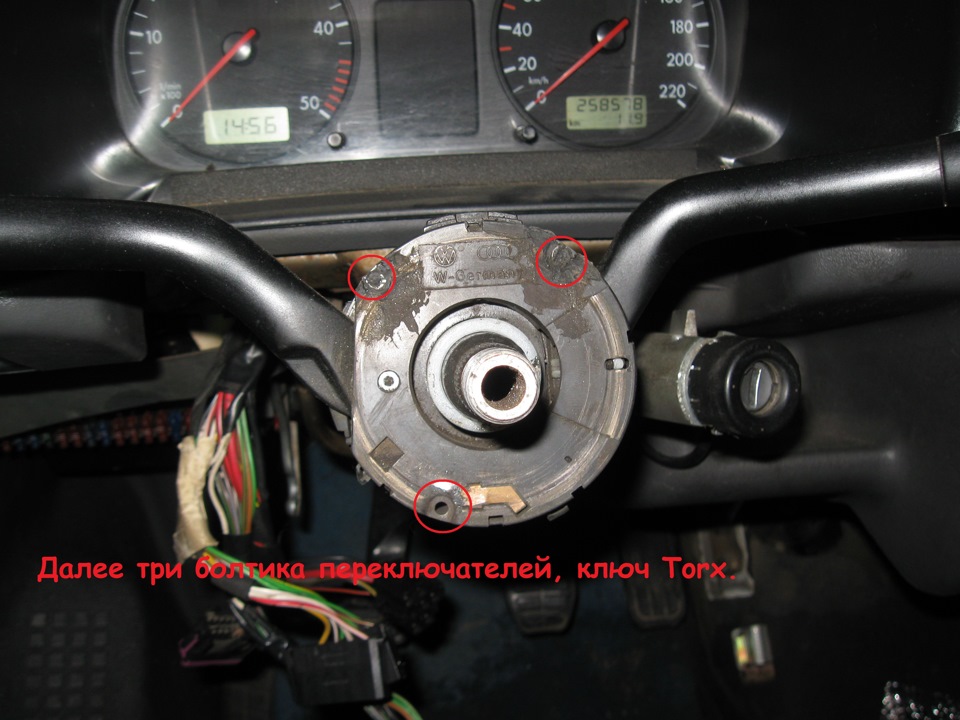 Как снять руль на т4 ТО рулевой колонки. - Volkswagen Transporter T4, 1,9 л, 1999 года своими руками 