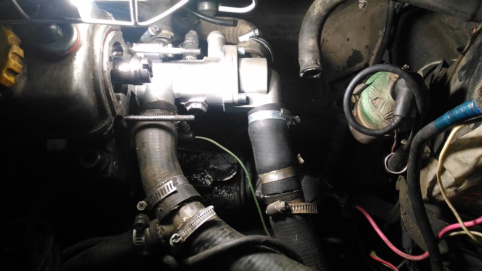 Установка шестидырочного термостата. — Lada 21093i, 1,5 л, 1999 года ...