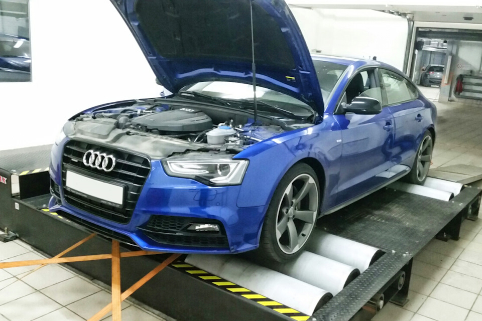 Замер мощности Audi A5