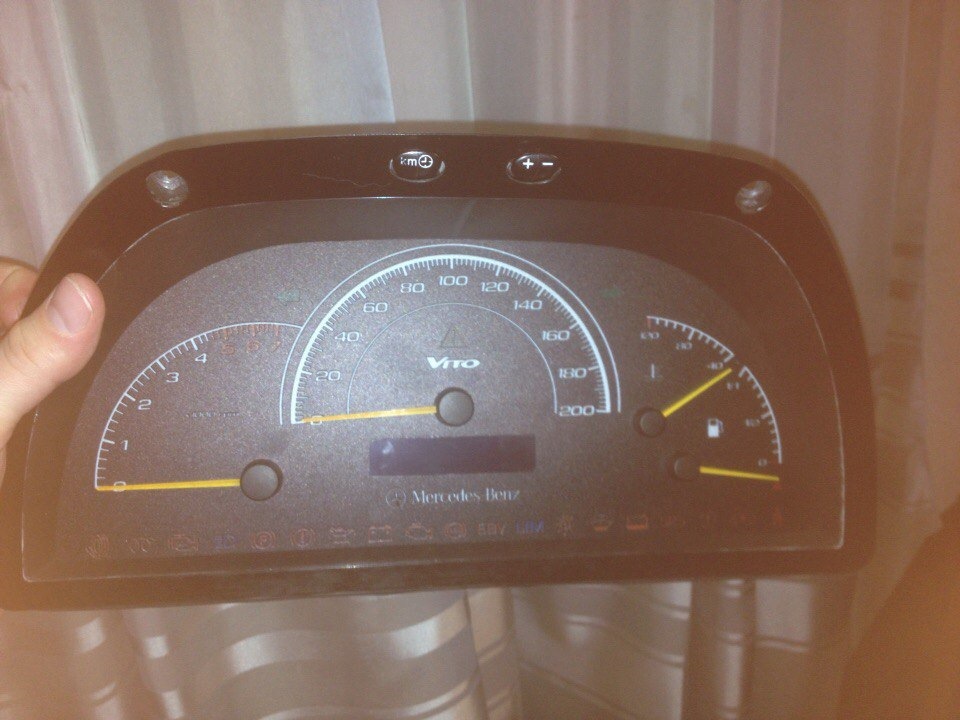 Переделка приборной панели — Mercedes-Benz Vito (1G), 2,2 л, 2003 года ...