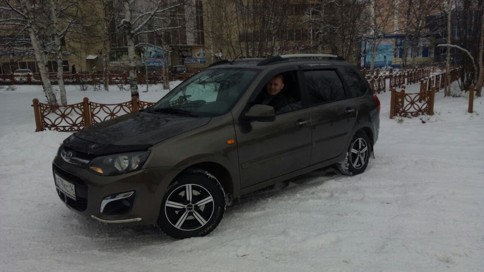 привыкаем… — Lada Калина 2 универсал, 1,6 л, 2014 года | покатушки | DRIVE2