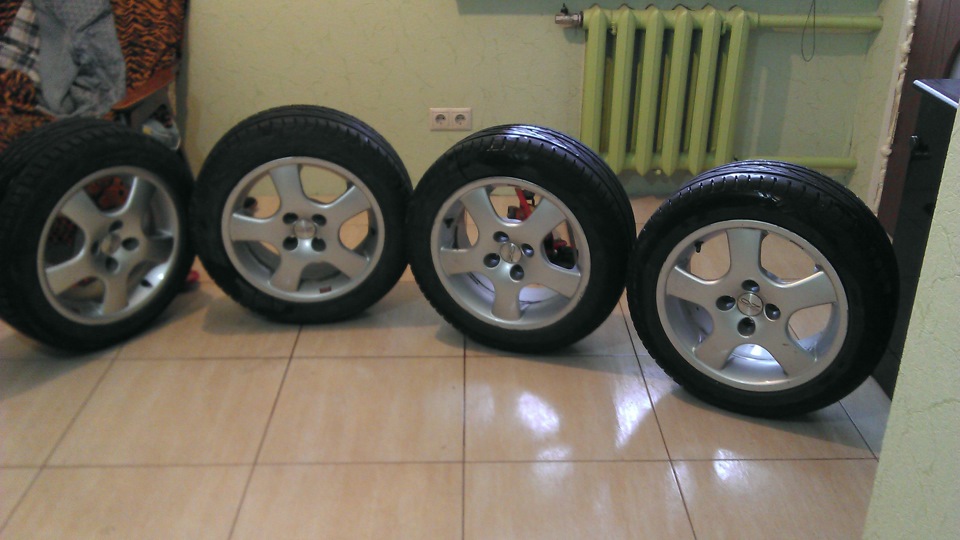 OZ r15 7JJ ET37 4х100 + лето кама евро 129 195\55 r15 — Сообщество «JDM ...