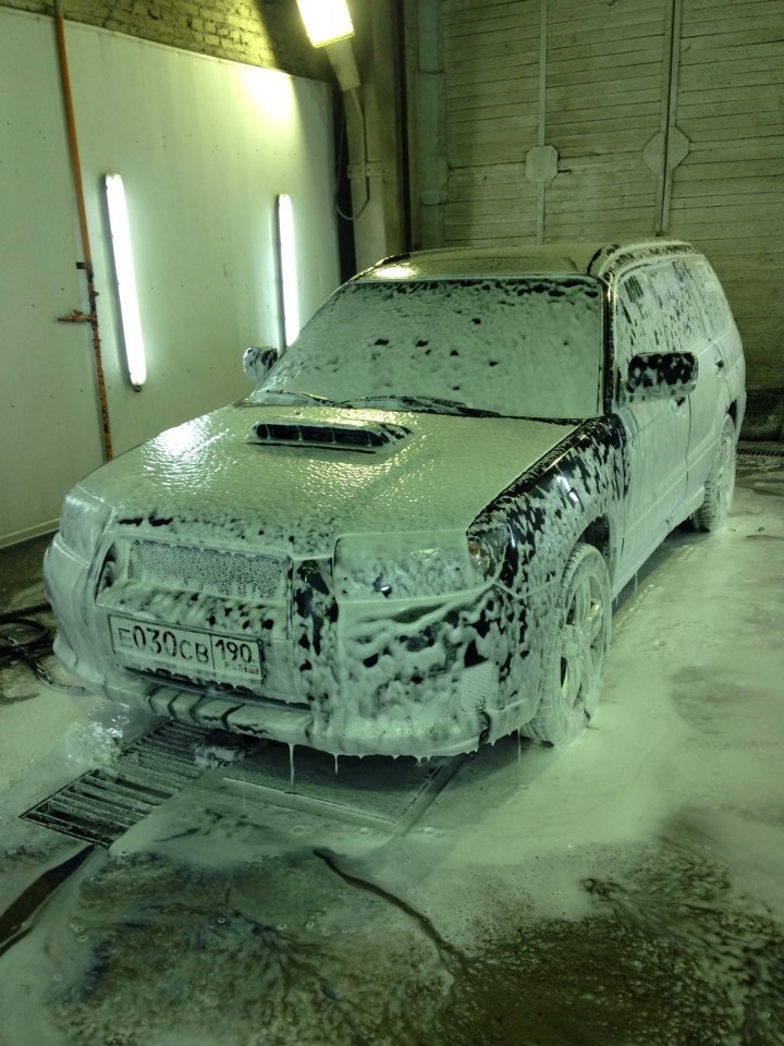 Урааа!) Я помылся) но не об этом.) — Subaru Forester (SG), 2,5 л, 2007 ...
