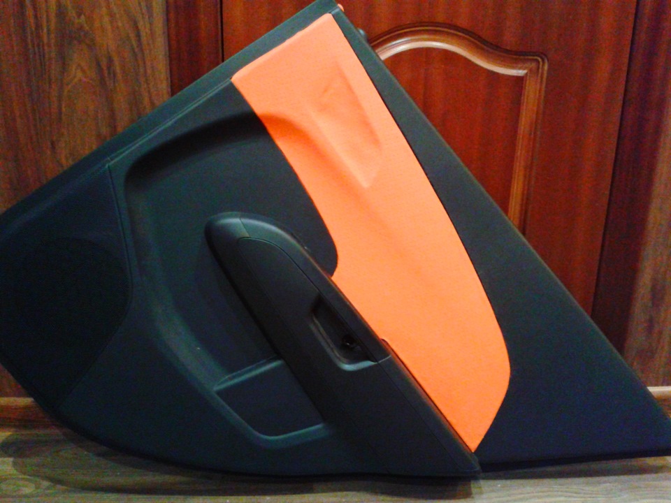 Обшивка салона экокожей — карты задних дверей — Chevrolet Aveo Sedan ...