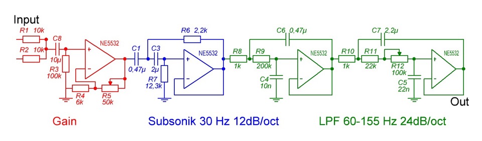 Jrc4558d схема усилителя