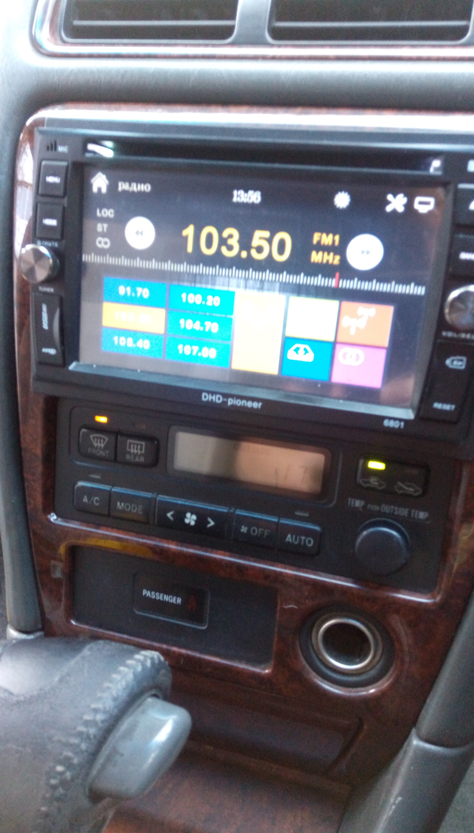 Замена климат-контроля с дисплеем — Toyota Mark II (100), 2 л, 1998 ...