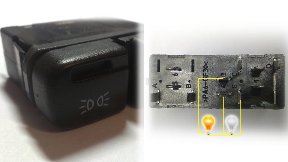 Греется кнопка габаритов ваз 2114