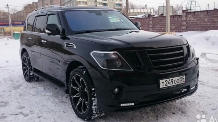 выхлоп — Nissan Patrol (Y62), 5,6 л, 2010 года | тюнинг | DRIVE2