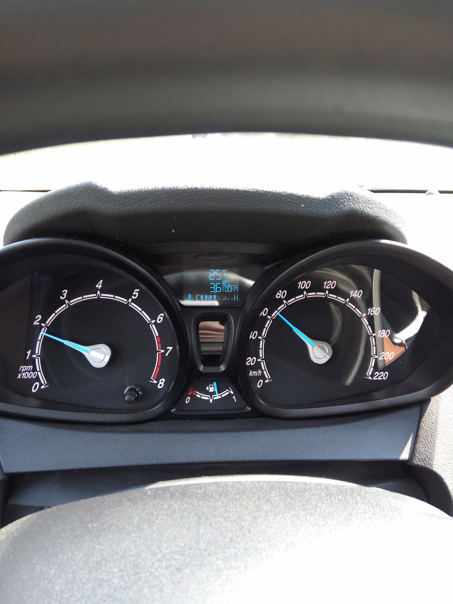 Расход на 98 — Ford Fiesta Sedan, 1,6 л, 2016 года | заправка | DRIVE2