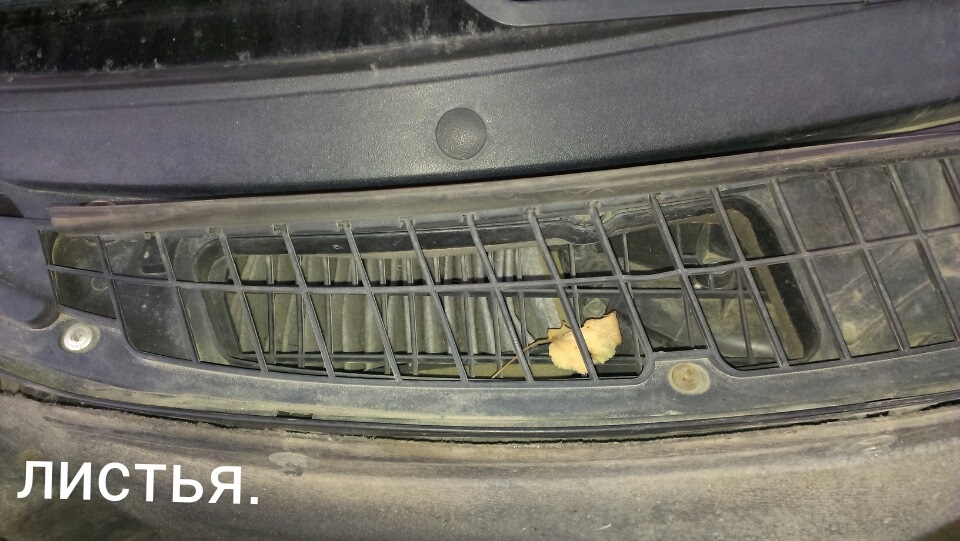 Москитная сетка на жабо. — LADA Приора хэтчбек, 1,6 л., 2012 года ...