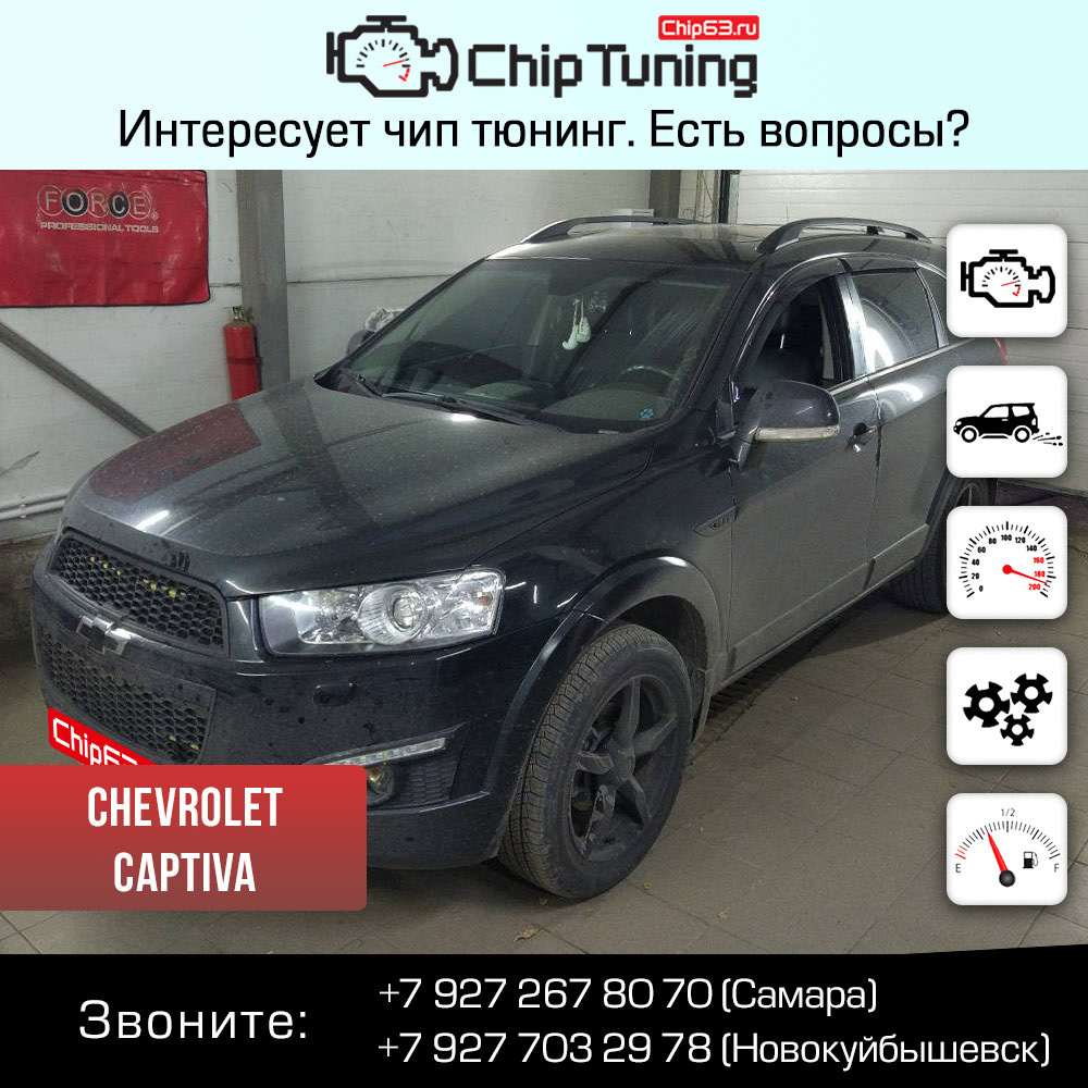 Chevrolet Captiva — Chip63.ru на DRIVE2