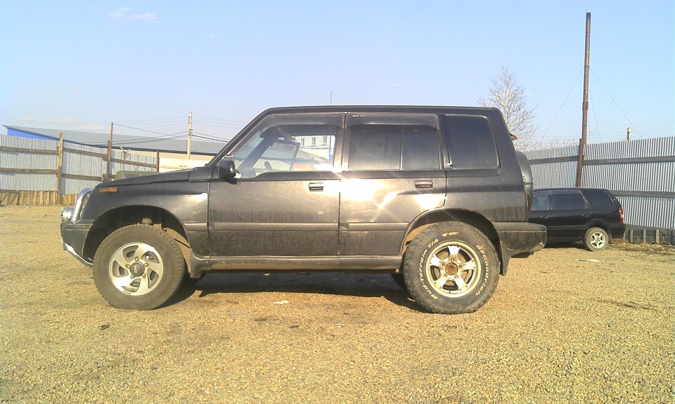 Примеряем)) — Suzuki Escudo (1G), 1,6 л, 1995 года колёсные диски