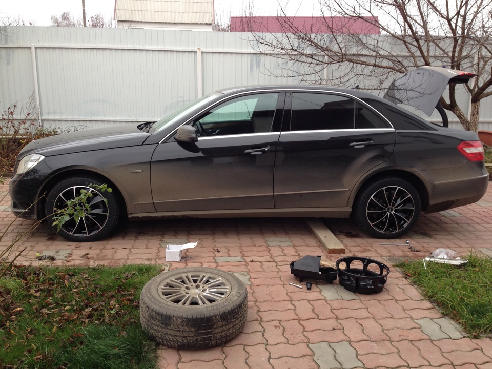 переобулся — Mercedes-Benz E-Class (W212), 2,1 л, 2009 года | колёсные ...