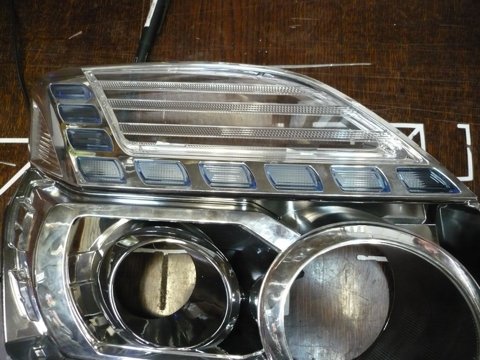 Nissan x-Trail Led inserts in the headlights