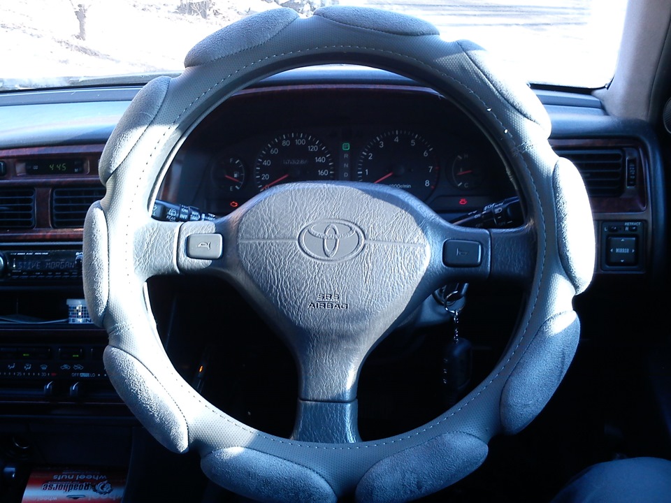 Оплетка на руль. — Toyota Corona Premio (T210), 2 л, 1996 года ...