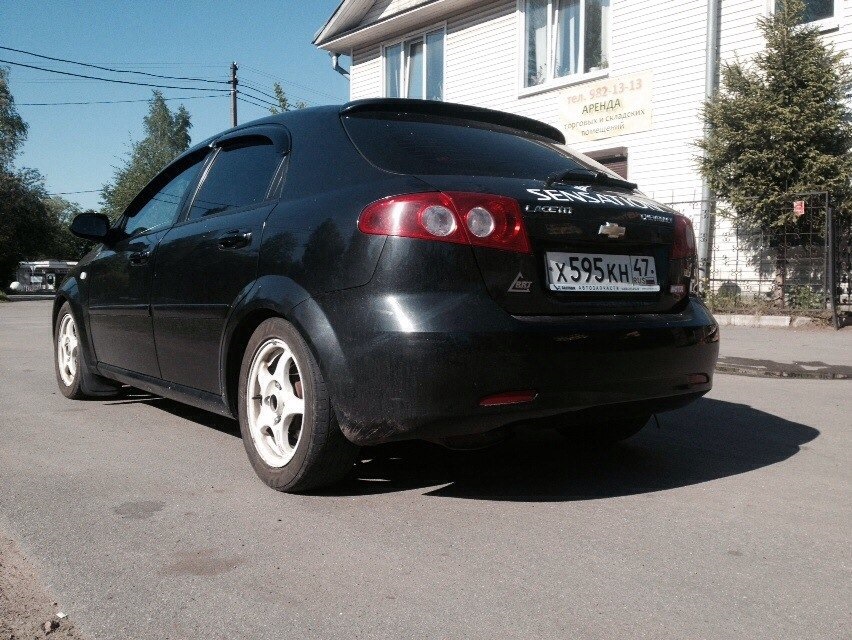 Бюджетное занижение — Chevrolet Lacetti 5D, 1,4 л, 2008 года | тюнинг ...