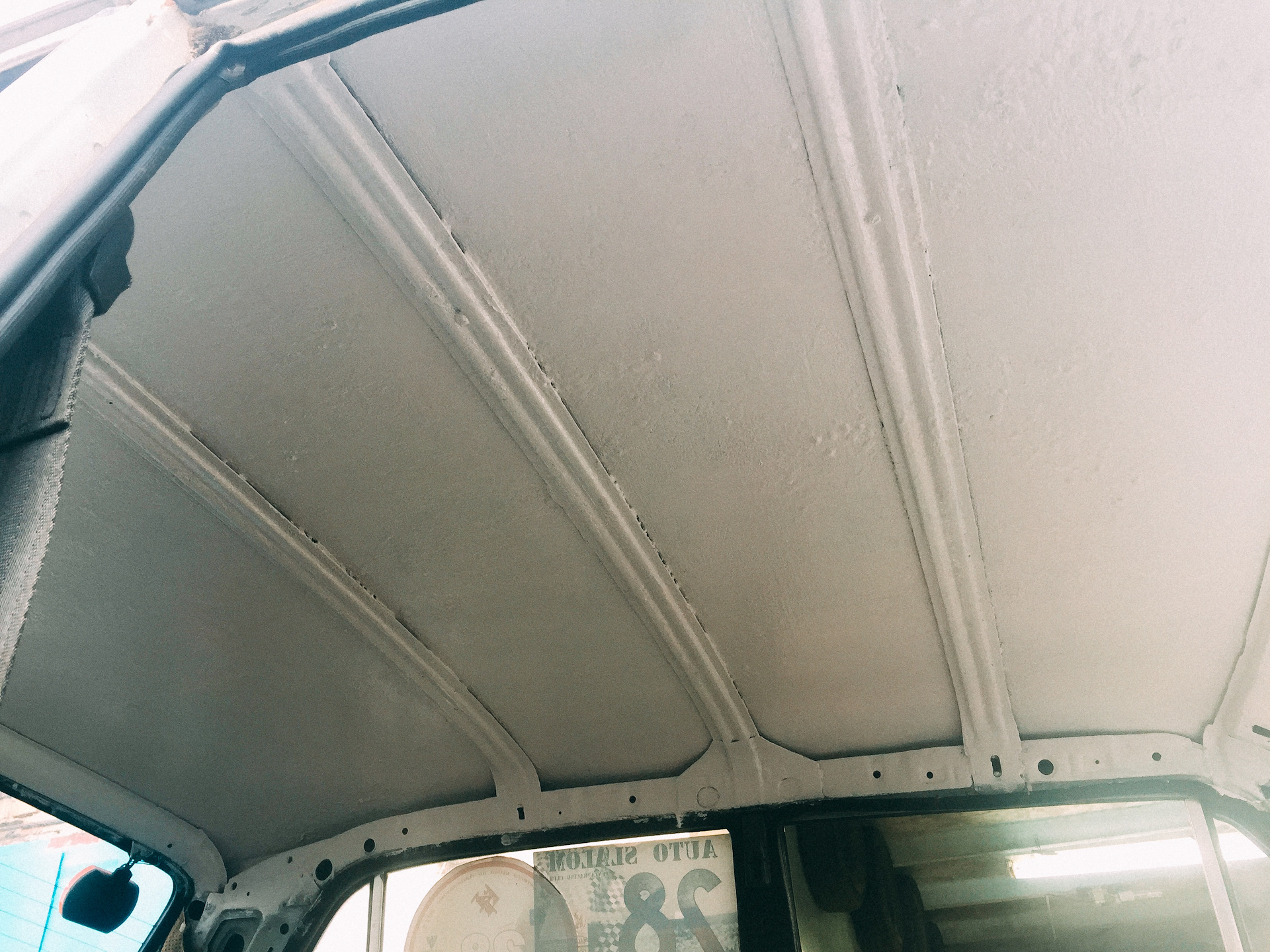 Красим потолок, шпаклюем, зачищаем! — Lada 2106, 1,6 л, 1978 года ...