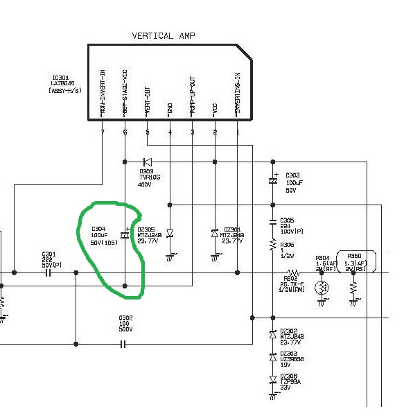 Samsung cs 21f5r схема