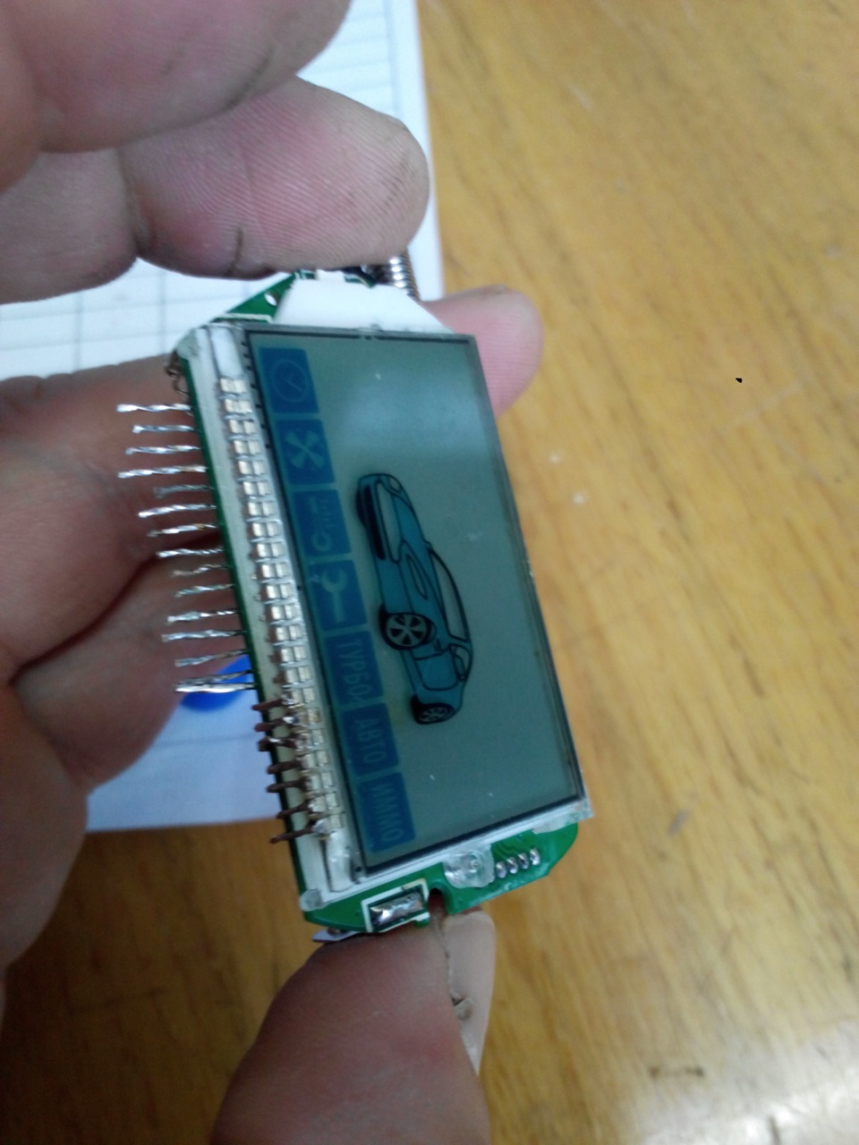 Замена дисплея у брелока Star line А91 — Mitsubishi Lancer IX, 1,6 л ...