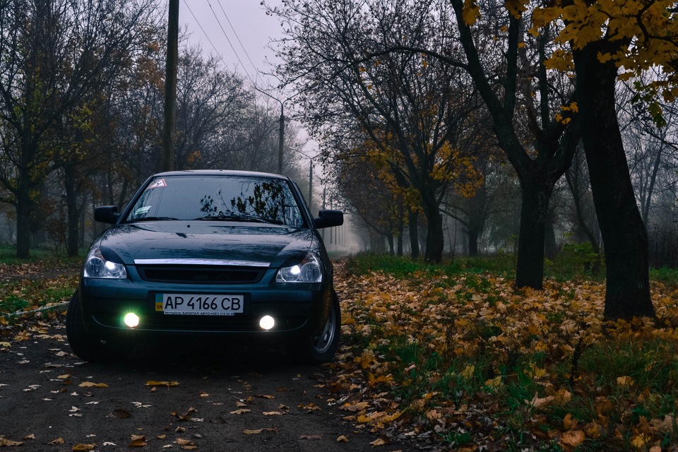 Немного осенних фото — Lada Приора седан, 1,6 л, 2011 года | фотография ...