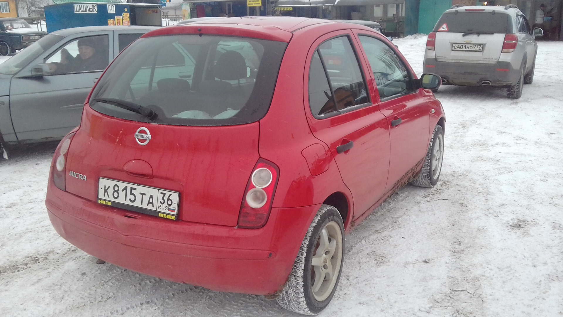 Nissan Micra (K12) 1.2 бензиновый 2006 | Красная богиня города) на DRIVE2